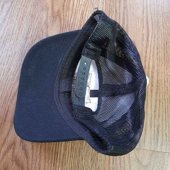 Vintage Trucker Hat JBT Transport Mesh Snapback Cap Black Purple White - Picture 4 of 12